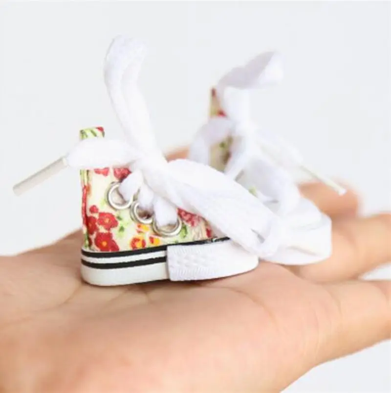 3 6 см Цветочная парусиновая кукольная обувь Blyth для шарнирных кукол 1/6 Azone pullip