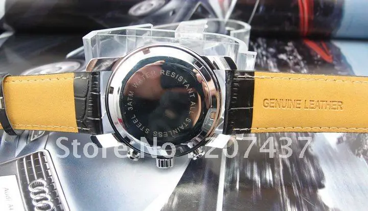 Men's Free Shipping wholesale Top Quality leather strap Analog Mechanical Watch men wrist watches MW13 | Наручные часы