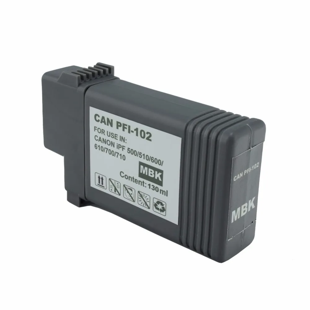 JH PFI-102 многоразовые чернильные картриджи для Canon IPF605/650/655/750/755 чернильный картридж