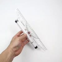 30cm angle parallel ruleruniversal foot chiban angle rule balancing scale drawing reglas multi purpose rolling ruler