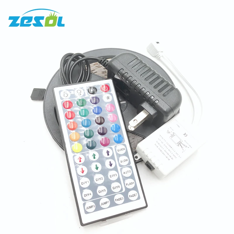Светодиодная лента RGB 60LED/M DC12 в 5 м водонепроницаемая/неводонепроницаемая