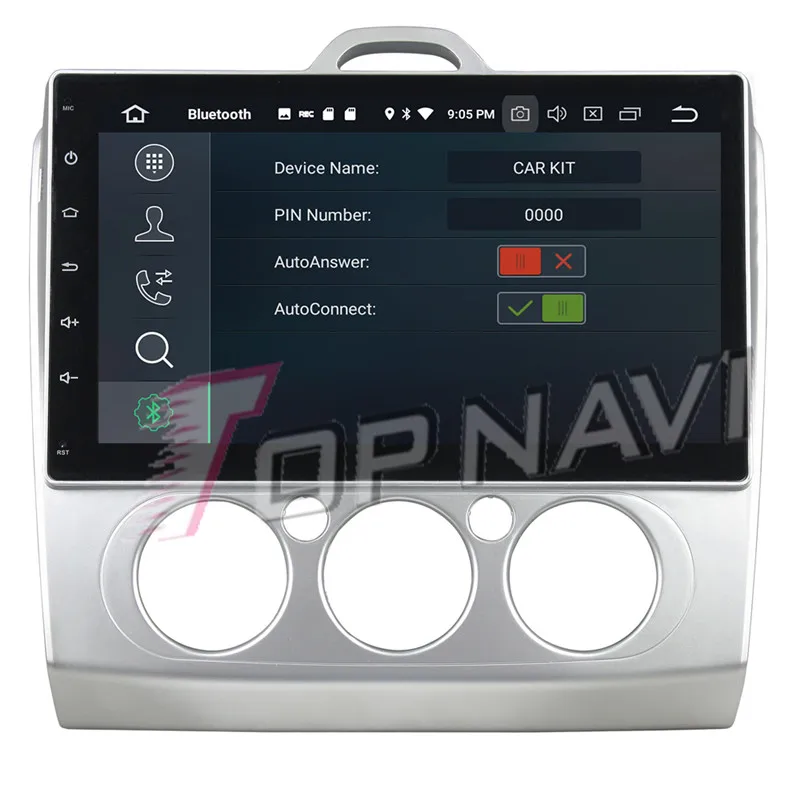 Автомобильный радиоприемник Topnavi восьмиядерный процессор Android 9 0 DVD-плеер для Ford
