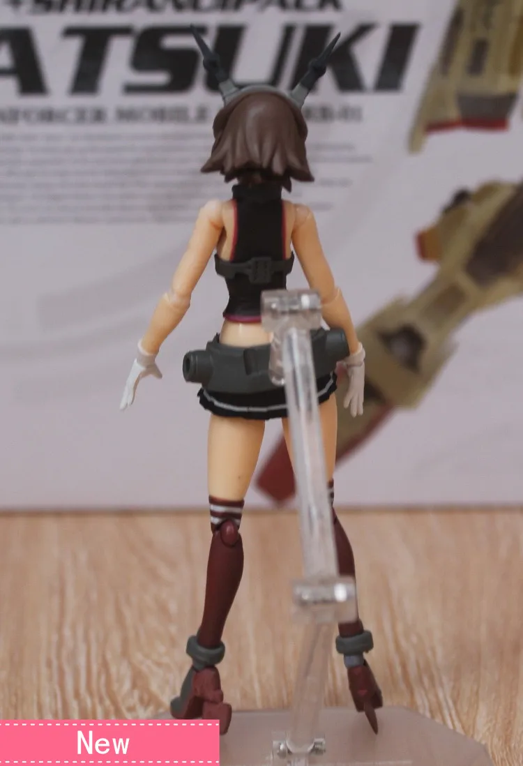 Аниме Kantai Коллекция мутсу ПВХ фигурка Коллекционная модель кукла игрушка 14 см figma