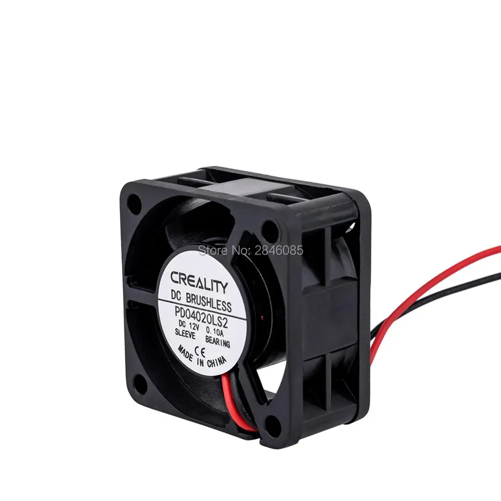 

Factory Supply Creality 3D Printer Parts CR-10 4020 Back Mainboard Fan 4020 12V DC Cooler Small Cooling Fan