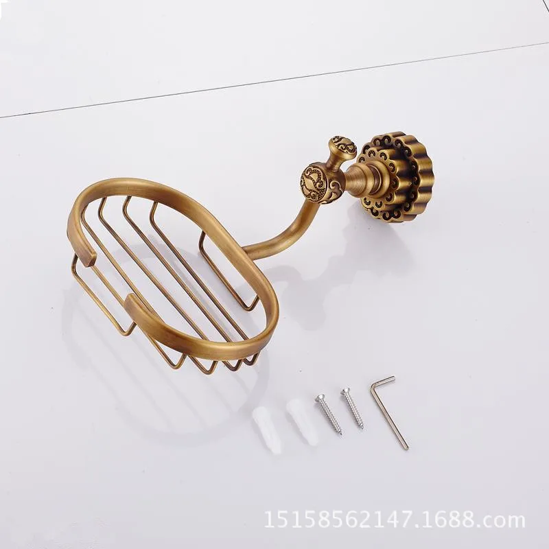 Медная сеточка для мыла в ванную комнату античная матовая стойка европейская