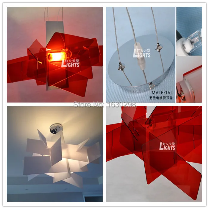 Современные подвесные светильники большого взрыва акриловые лампы для