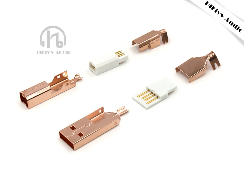 Hifivv аудио hifi USB тип A стандартный порт Женский Разъем для пайки стандартного типа