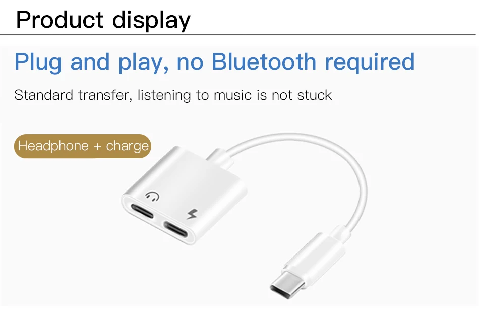 ACCEZZ usb type C адаптер для быстрой зарядки для Xiaomi huawei 3,5 мм разъем для наушников аудио Aux разъем двойной адаптер type-C