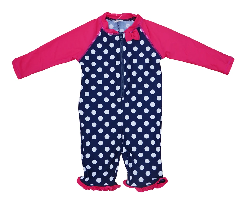 Bonverano (ТМ) Детские Слитные Солнцезащитные Пляжные Купальники с Рисунком Белой