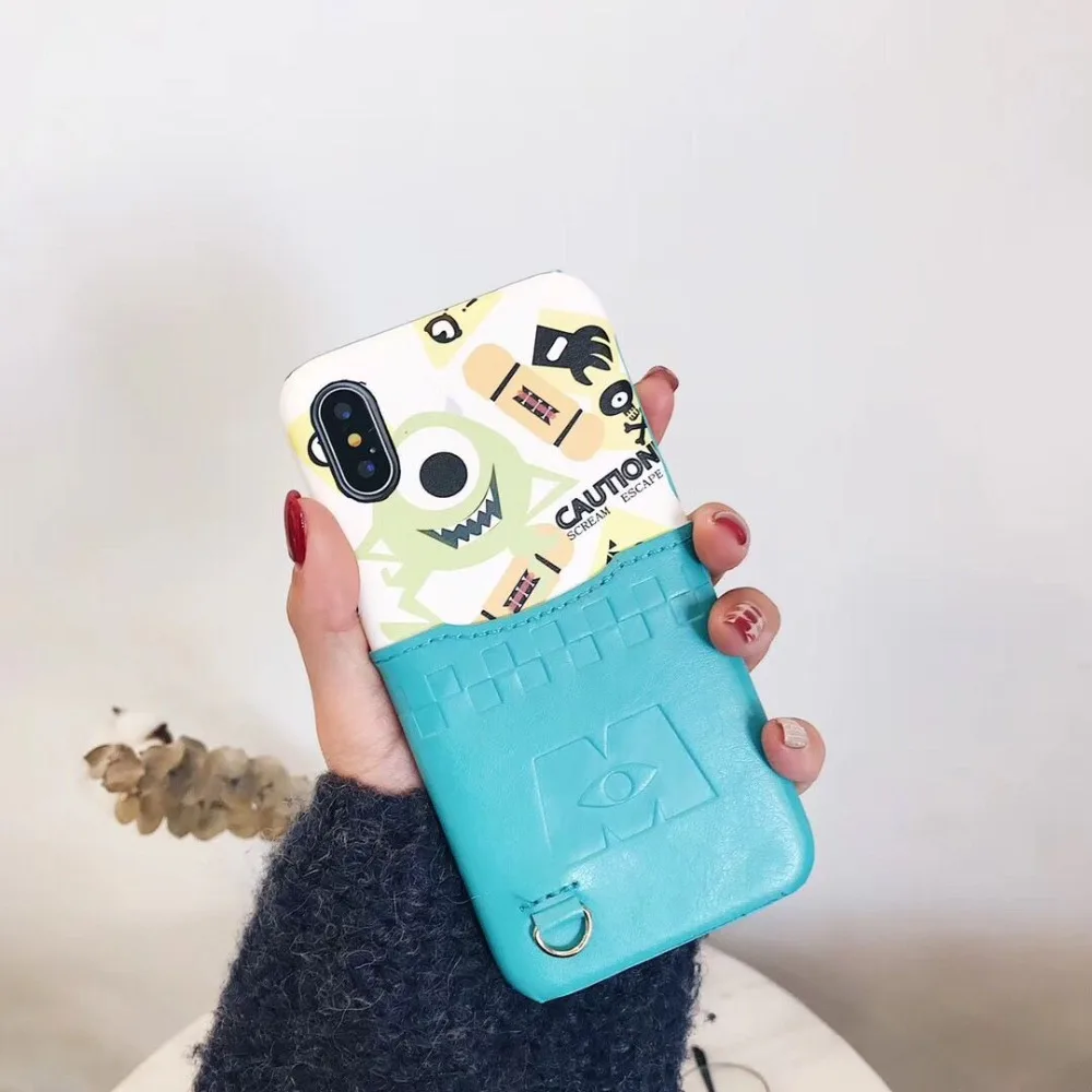 Роскошный чехол из искусственной кожи с рисунком для телефона iPhone Xs XSMAX XR 6 6s 7 8 plus