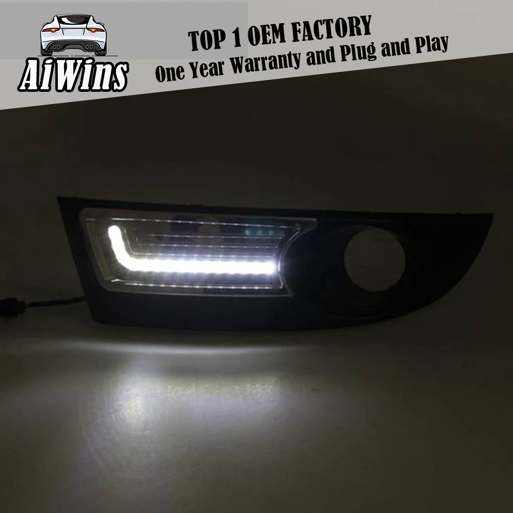 Aiwins 2 шт. 12 в 6000 К светодио дный LED DRL дневные ходовые огни чехол для Chevrolet Epica 2012-2008