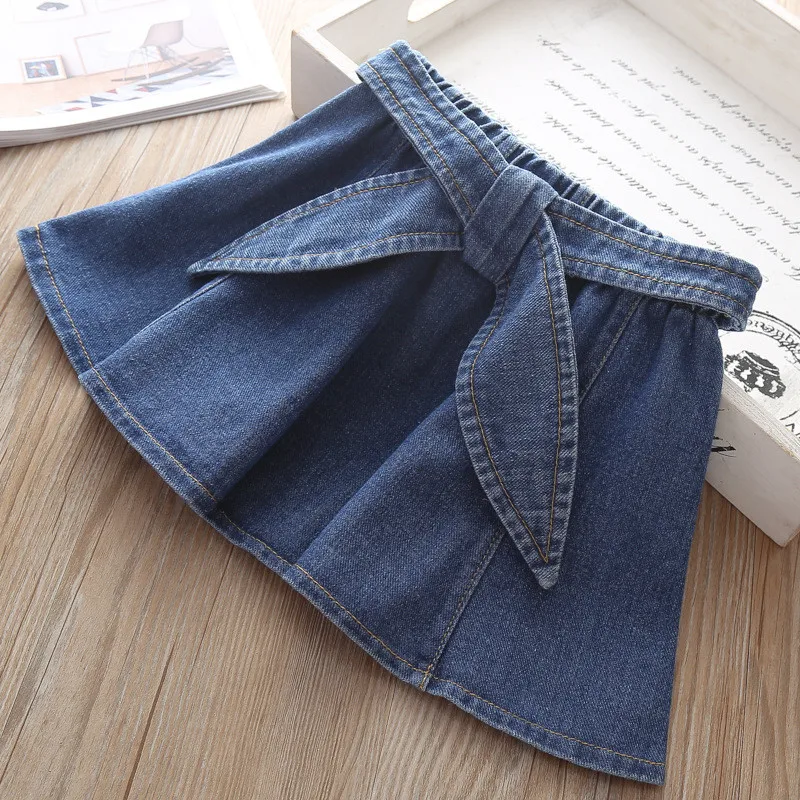 Джинсовые юбки для маленьких девочек Новинка 2019 года модные летние детские
