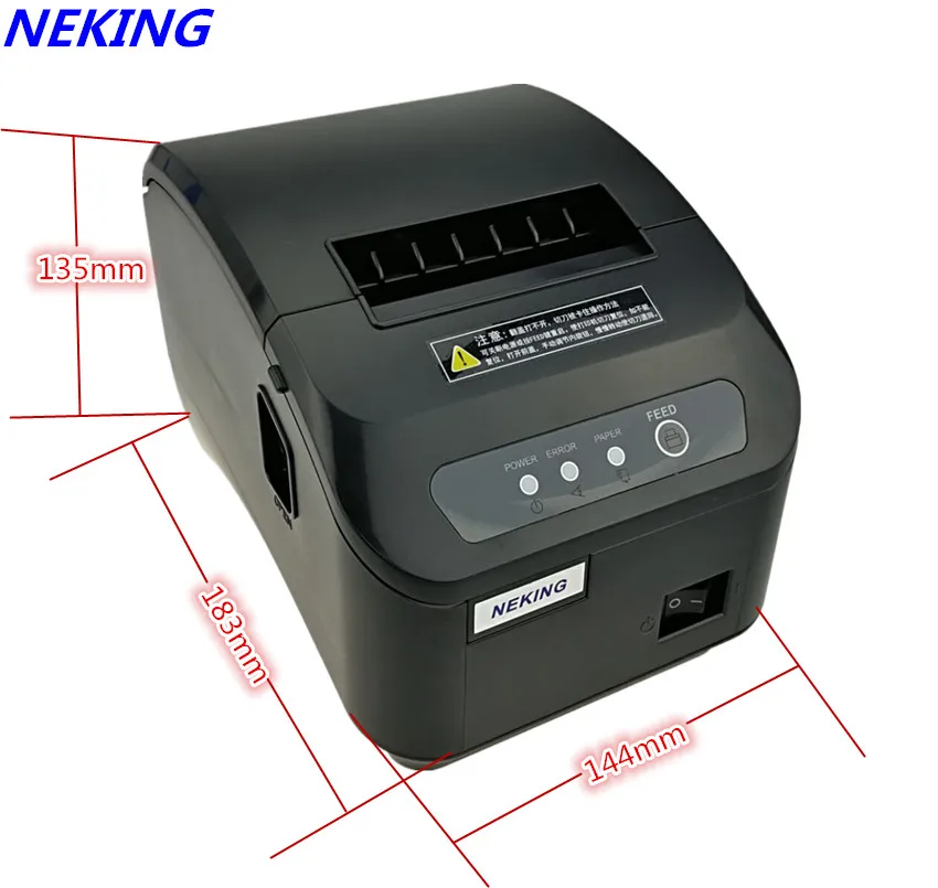 Совершенно новый 80 мм Термальный чековый маленький фотографический принтер