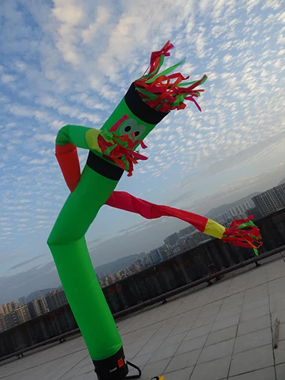 Надувные волна одна нога многоцветный руки Air Dancer Sky Dancer 4 м надувные рекламные надувные