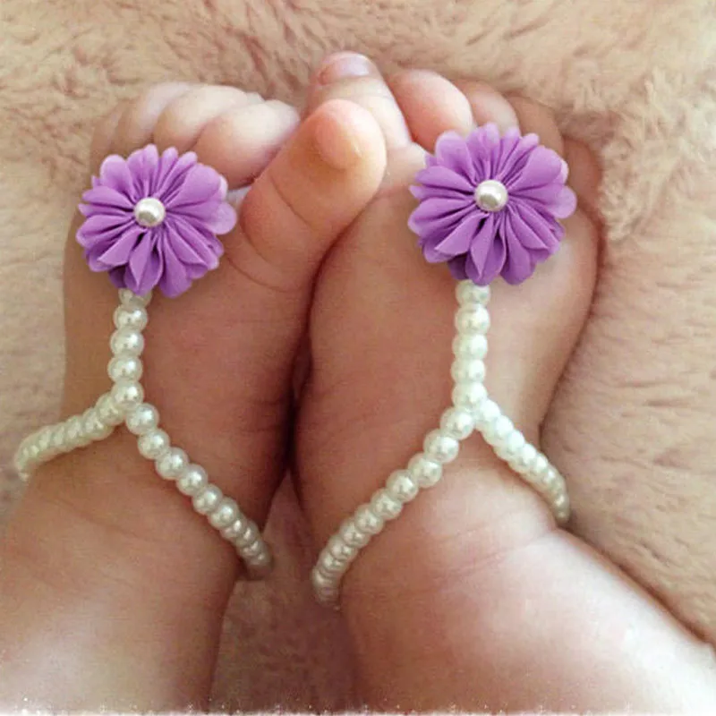 1 пара детский браслет на ногу из шифона | Украшения и аксессуары