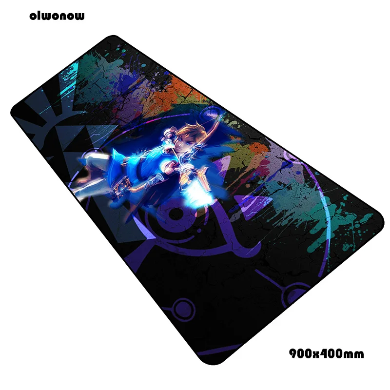 Zelda Коврик для мыши геймер подарки 90x40 см notbook коврик для мыши игровой коврик для мыши большой восхитительный коврик для мыши ПК настольный коврик для мыши