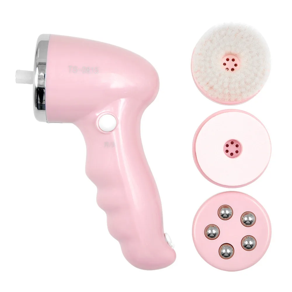 Водонепроницаемый USB Перезаряжаемые динамический массаж Очищение машины кожи