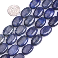 15x20mm oval lapis lazuli strand 15 inch dyed color fashion stone diy loose beads for jewelry making