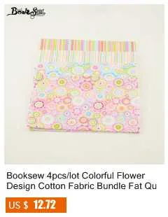 Booksew, новинка, 7 шт./лот, наборы красного цвета, хлопок, 50 см х 50 см, ткань для рукоделия, для вышивания, стеганая текстильная ткань, кукольная ткань
