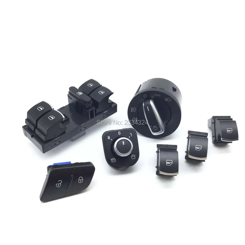 Кнопка переключения главного окна фары для VW Passat B6 5ND 941 431A 3C0 962 125B 959 565A 857 5ND959855 |