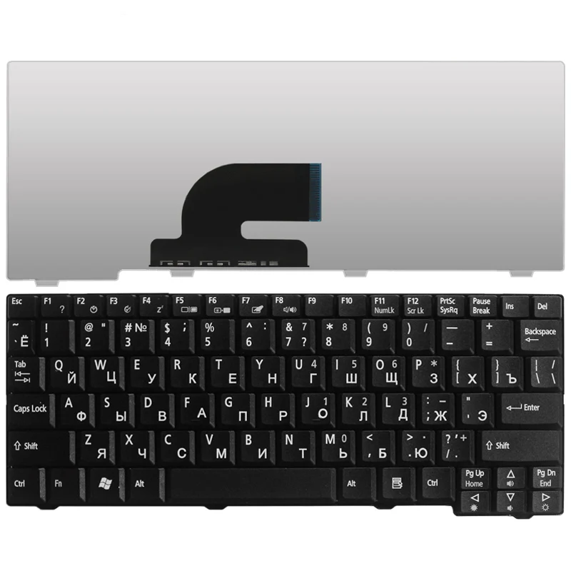 Русская клавиатура для ноутбука Acer Aspire One ZG5 D150 D210 D250 A110 A150 A150L ZA8 ZG8 KAV60 Emachines EM250 ру