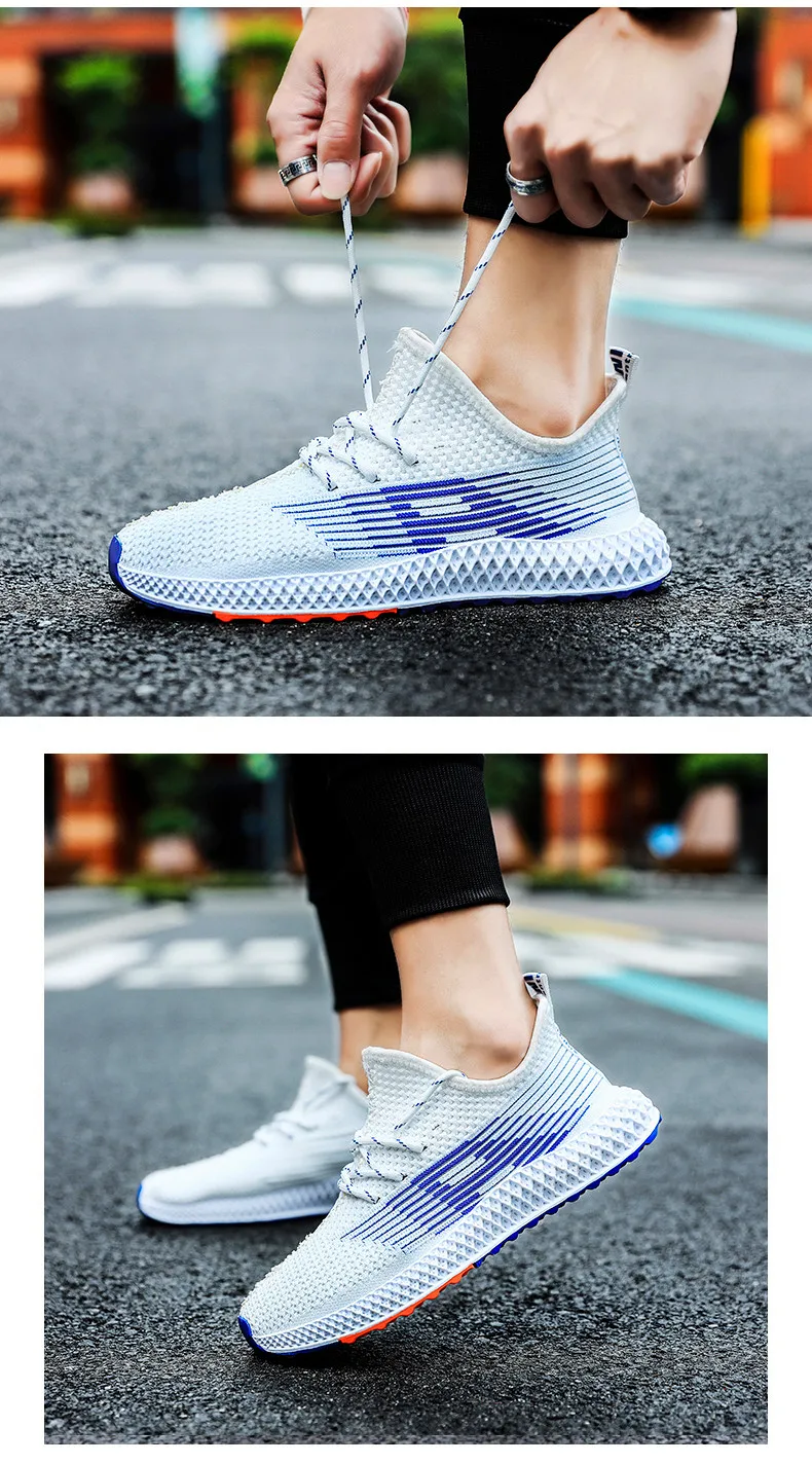 Мужские кроссовки Flyknit, дышащие, брендовые, трендовые кроссовки для мужчин, тренировочная обувь, zapatos hombre, кроссовки для мужчин, удобные