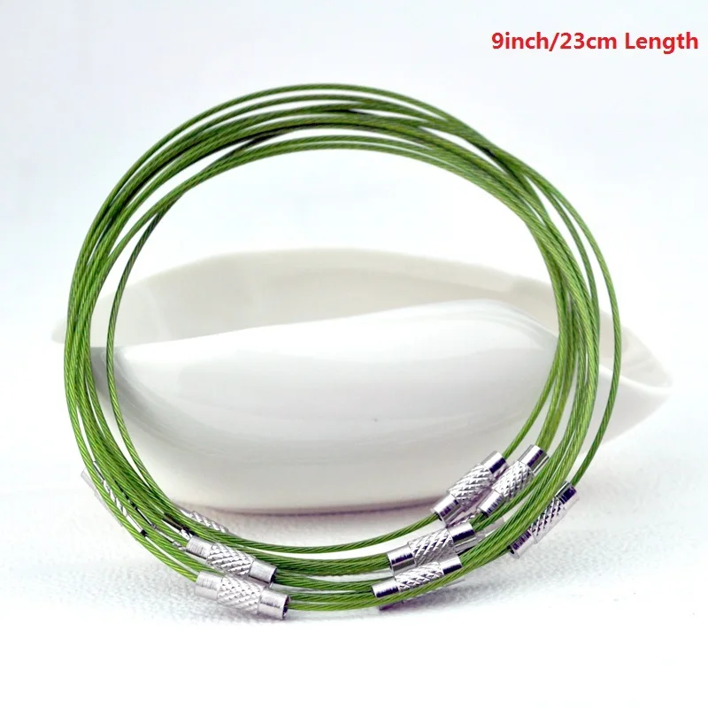 Кабель из нержавеющей стали для ювелирных изделий 10 шт.|cord wires|wire wiresteel memory wire |