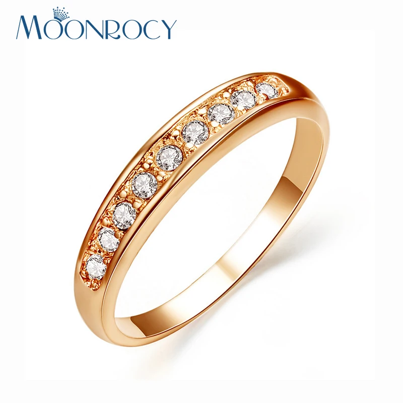 MOONROCY Бесплатная доставка обручальные кольца модные ювелирные изделия