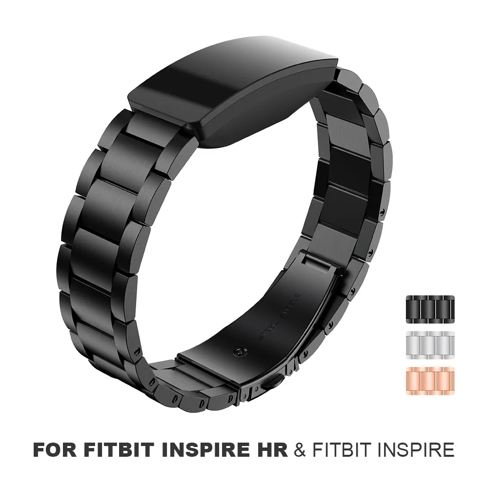 Ремешок для часов из нержавеющей стали Fitbit Inspire Bands Matel сменный Браслет inspire HR