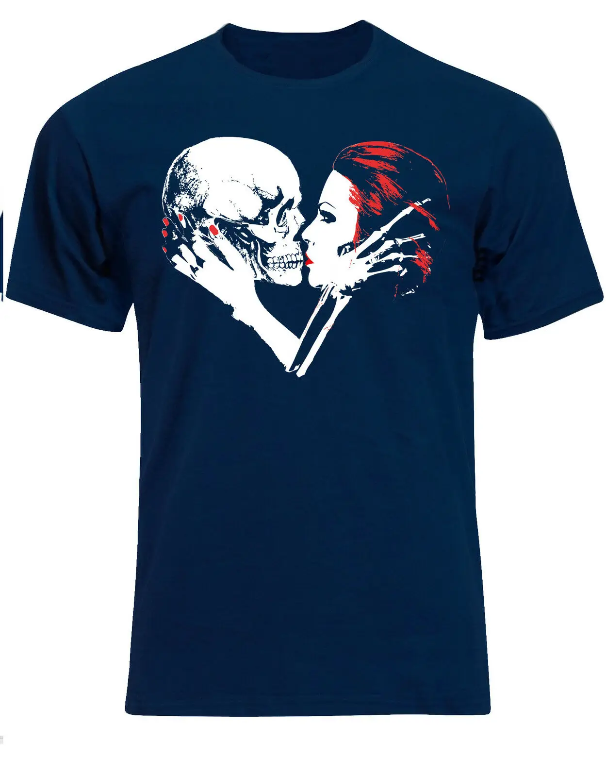 

Deaths Embrace Lady Death Ancient Mariner Love Heart Mens Tshirt Tee Top 100% Cotton