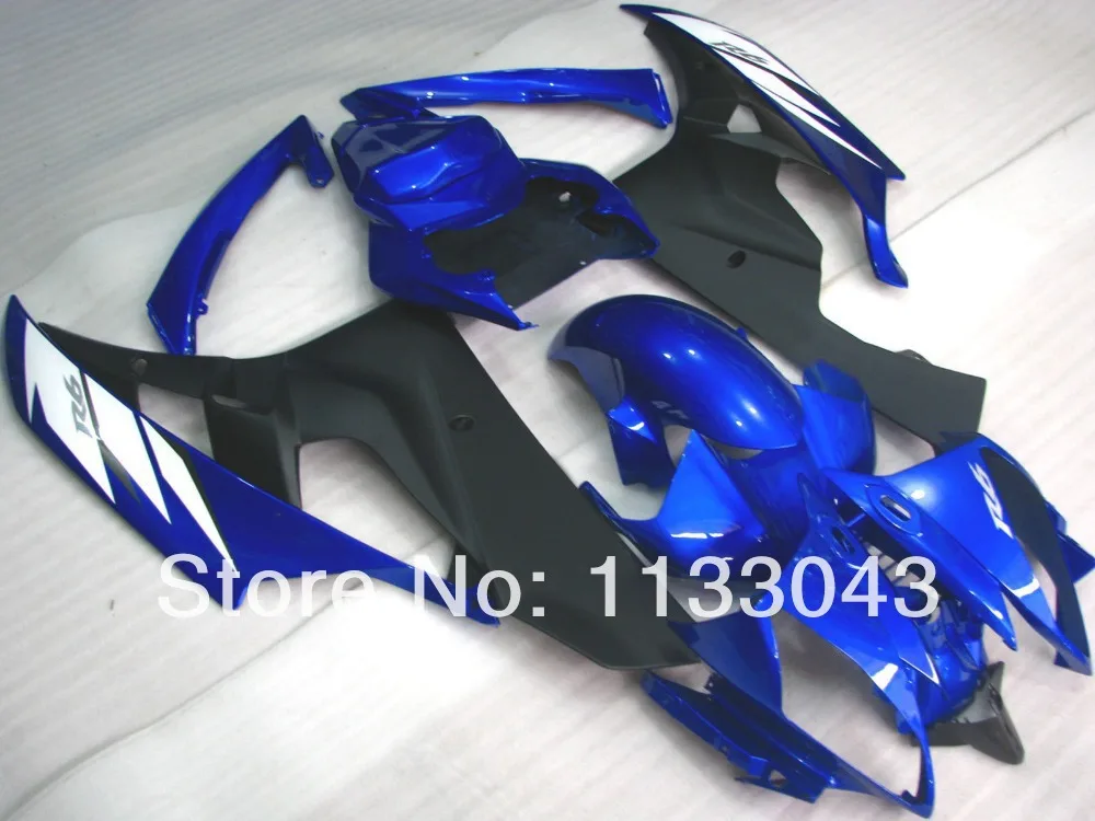 

7gifts+ Blue black fairing kit for YAMAHA YZF-R6 06-07 YZF R6 06 07 YZF 600 R6 2006 2007 100%NEW motorcycle fairing kits #77ST