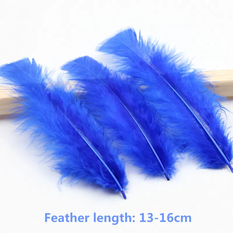 50 шт. разноцветные декоративные перья для одежды 13 16 см|turkey feathers|feather wedding