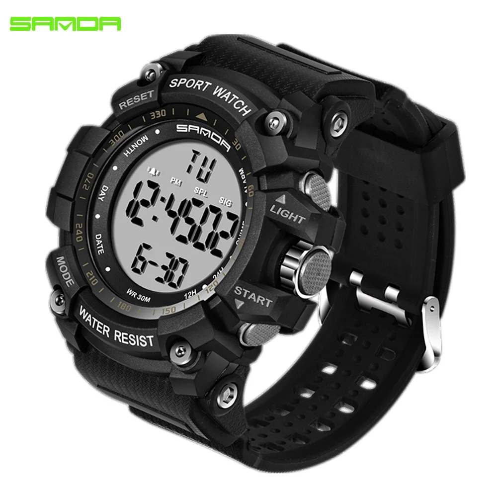 Men's Sport Watch Waterproof Men G Style Electronic Countdown Alarm Clock Digital Wrist watches For reloj hombre | Наручные часы