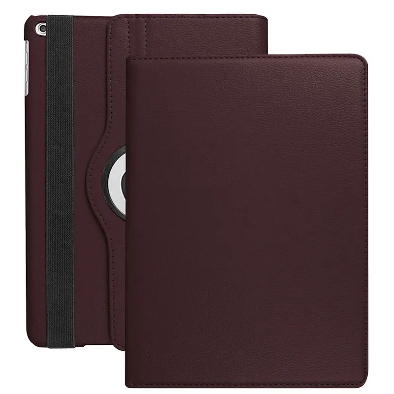 5 Pc/lot PU Leather 360 Rotating Case Stand Smart Magnetic 9.7&quot Inch For Apple New i Pad 9.7 2017 Multi-Color |
