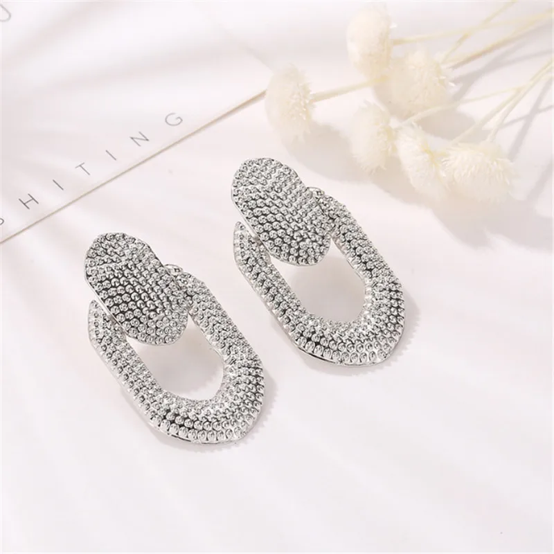 Женские винтажные серьги подвески с геометрическим узором модные современные