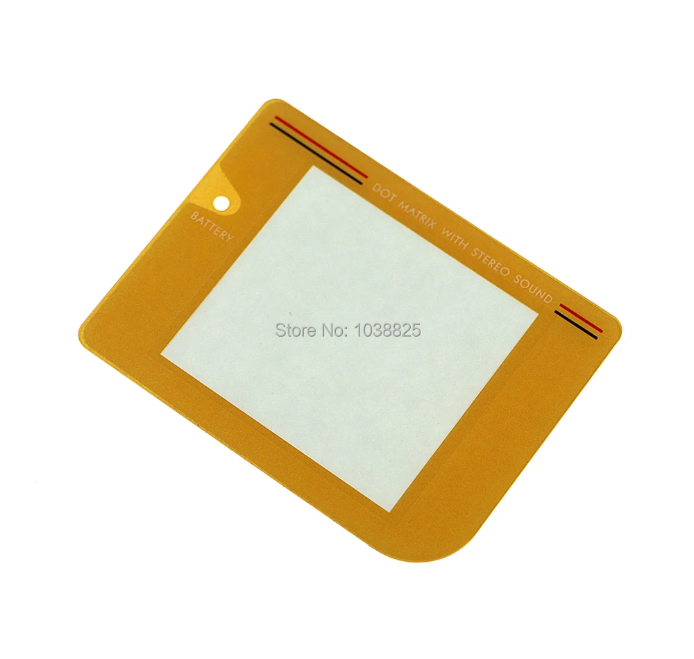 Пластиковые золотисто-желтые линзы для экрана приставка Gameboy GB консоль ChengChengDianWan