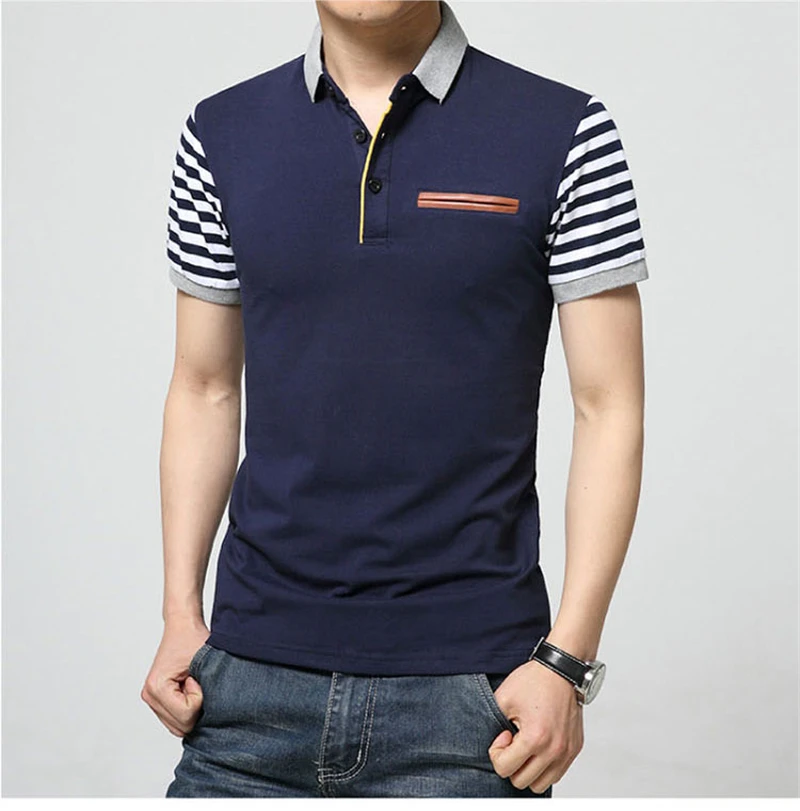 ARCSINX Slim Fit Polo рубашка мужская плюс размер 5XL 4XL 3XL хлопок Поло мужская рубашка большого размера повседневная с коротким рукавом летние мужские Поло