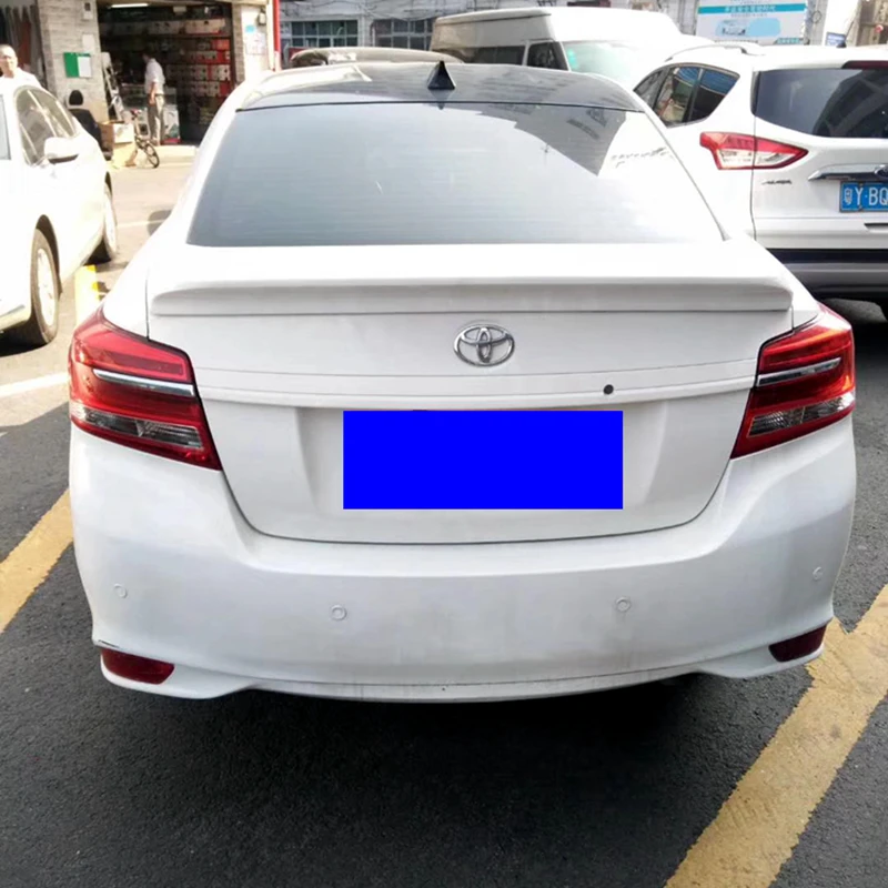 Для Toyota Vios Yaris спойлер 2014-2017 ABS материал высокое качество Автомобильный задний