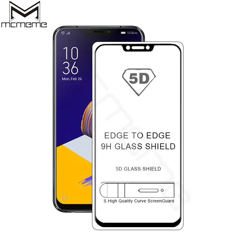 5D полное покрытие закаленное стекло для Asus Zenfone 5 ZE620KL Защитная пленка экрана ZS620KL