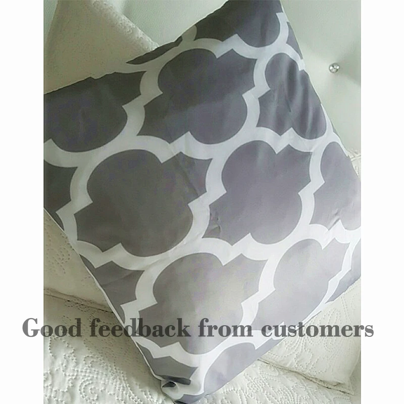 Модные волнистые полосатые наволочки для подушки черный белый цвет наволочка с