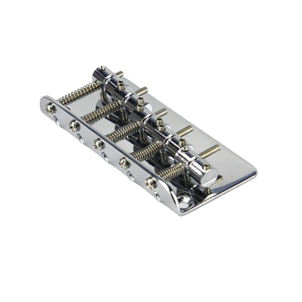 Качественный Электрический бас мост 5 струн седло хромированные струны Сделано в