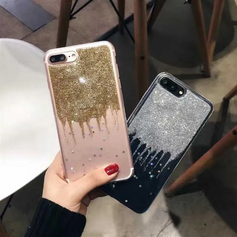 Jiban Роскошные Сияющая Bling Star оболочки моды прекрасный блеск Косметическая пудра
