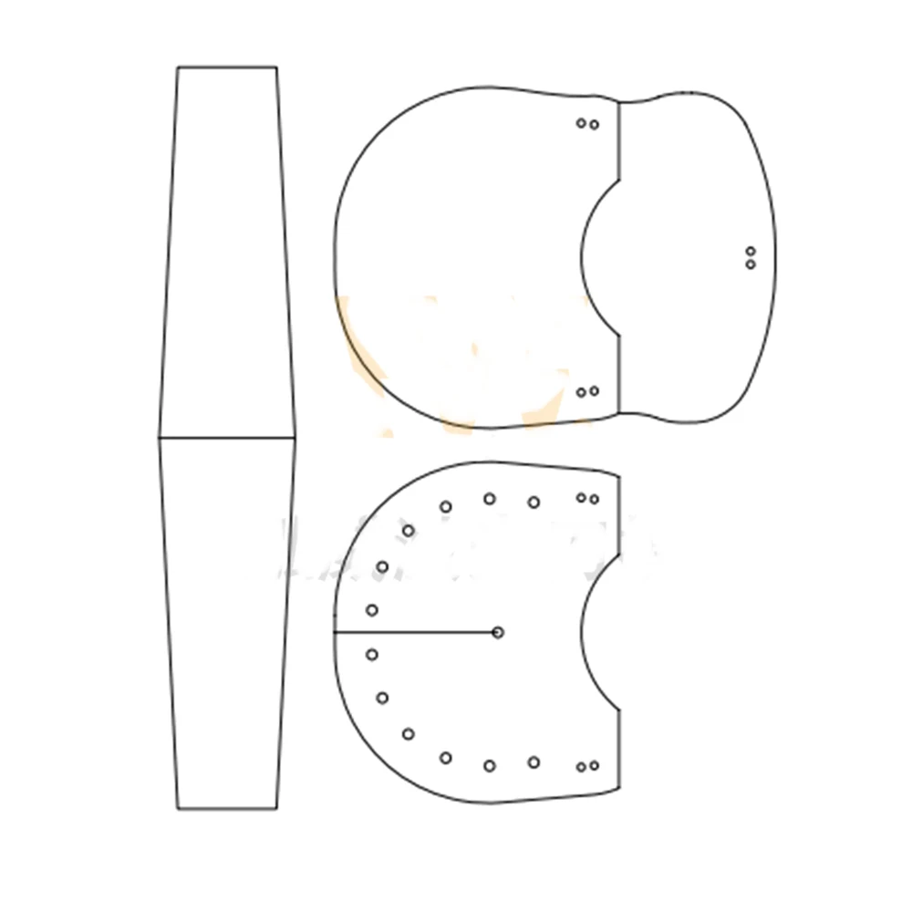 Сделай Сам кожаное ремесло винтажная кавалерия поясная сумка штамповочный Нож