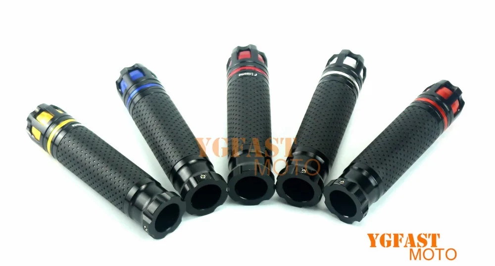 Углеродного Волокна Универсальный 22 мм 7/8 &quotРучки Бар Конец Для Street Bike Scooter Dirt