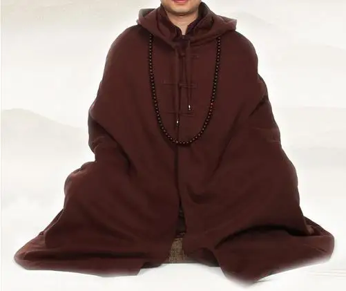 4 цвета зимняя теплая одежда для медитации хлопковые монахи robegown capekung fu костюмы