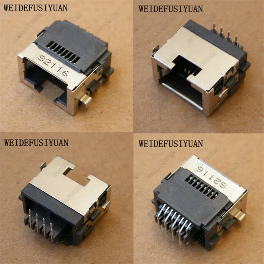 Новый Разъем LAN для ноутбука Asus A43 A53 U53F K43SV K53TA K53Z K43T A53BR A53SV RJ45|Компьютерные кабели и