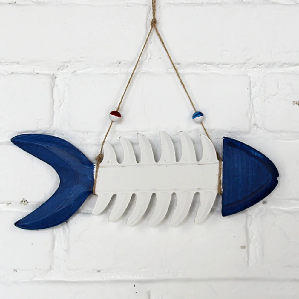 Средиземноморская рыбья кость Добро пожаловать на дверную тарелку подвесной