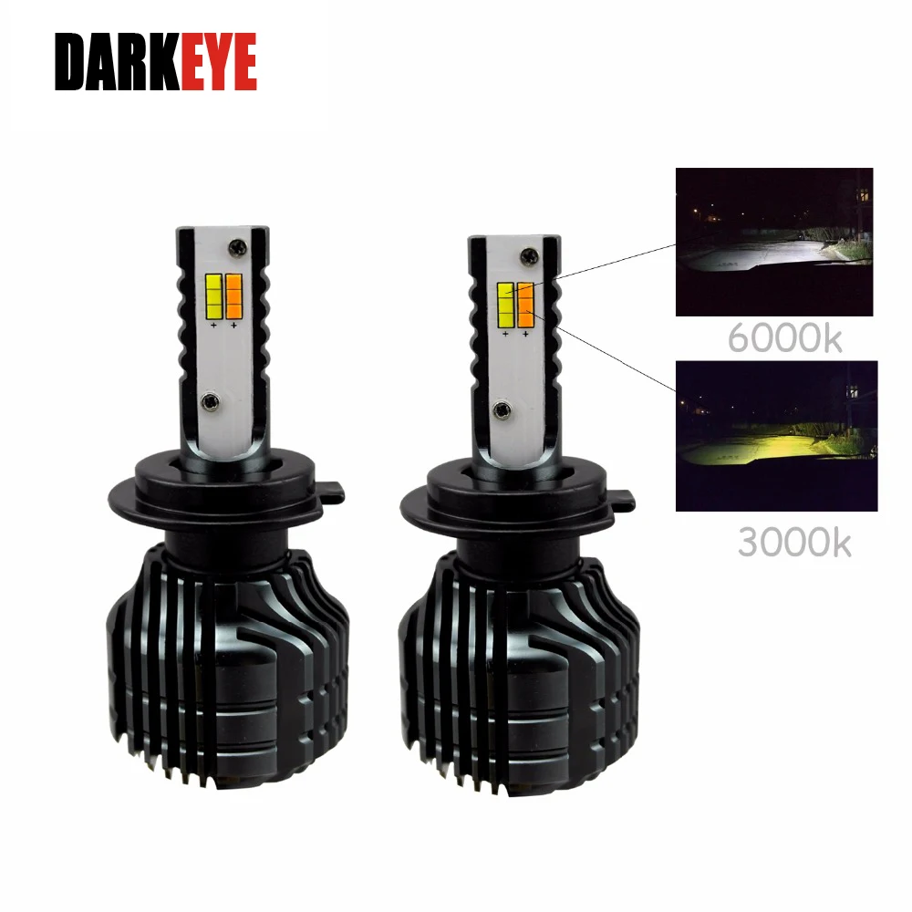 2 шт. Автомобильные светодиодные лампы H4 12 В H11 9005 9006 80 Вт|h7 led|led h4h4 12v |