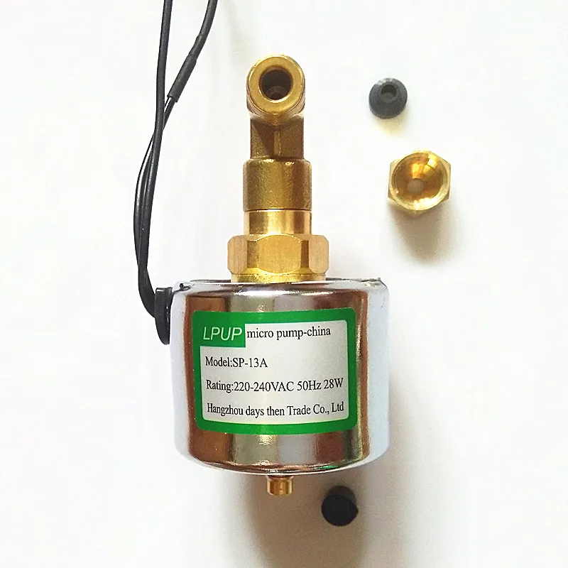 SP 13A небольшая кофемашина электромагнитный насос напряжение 220 240VAC 50Hz мощность