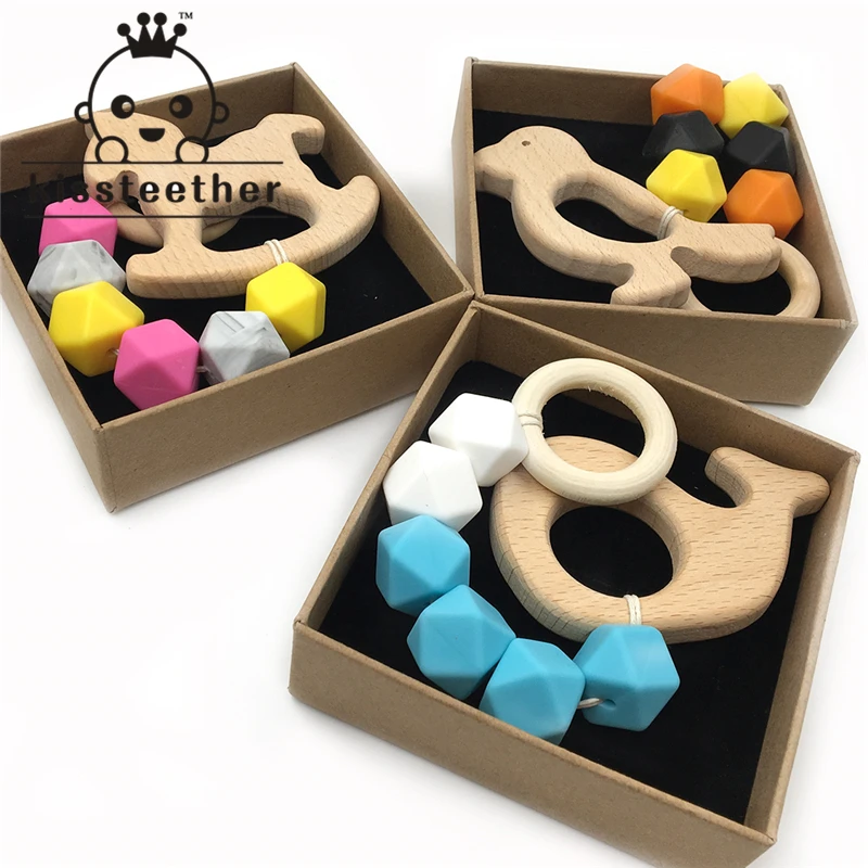 3 шт./лот на заказ органический деревянный Животное Играть в тренажерный зал